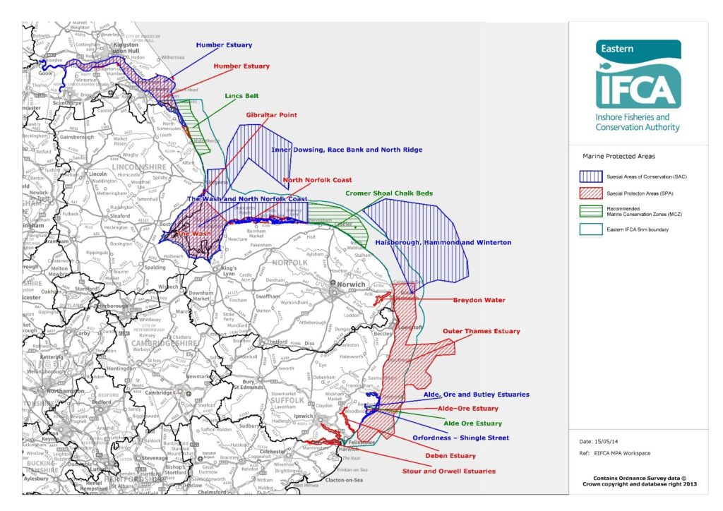 Marine Protected Areas.......... - Eastern IFCA