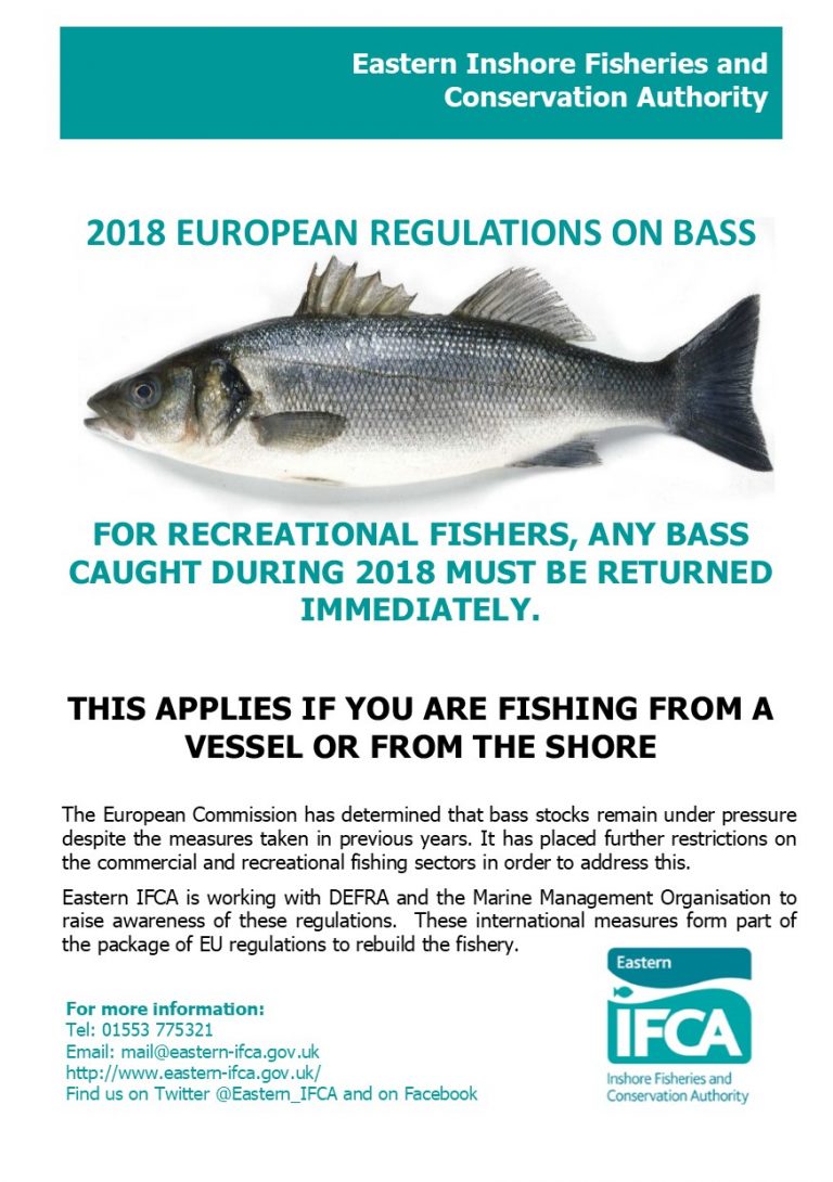 New Bass Regulations Eastern IFCA